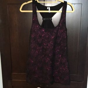 Size M Studio Y Pink and Black Tank top